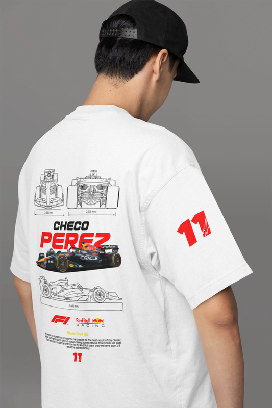 Sergio "Checo" Pérez F1 Car: Red Bull Racing Fan Tee - Essentia Attire