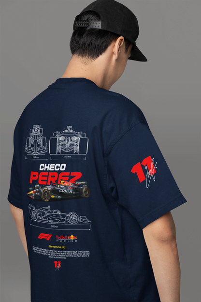 Sergio "Checo" Pérez F1 Car: Red Bull Racing Fan Tee - Essentia Attire