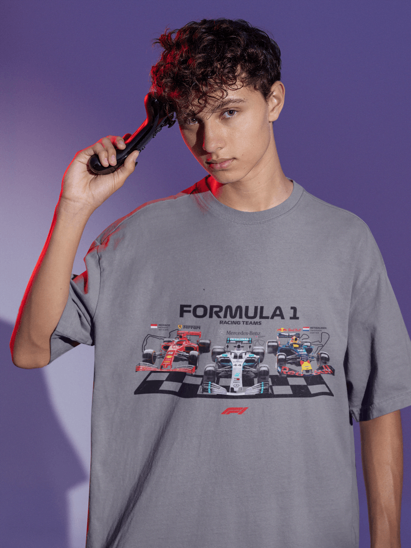 Classic F1 Racing Teams Graphic Tee: Grand Prix Motorsport - Essentia Attire