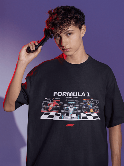Classic F1 Racing Teams Graphic Tee: Grand Prix Motorsport - Essentia Attire