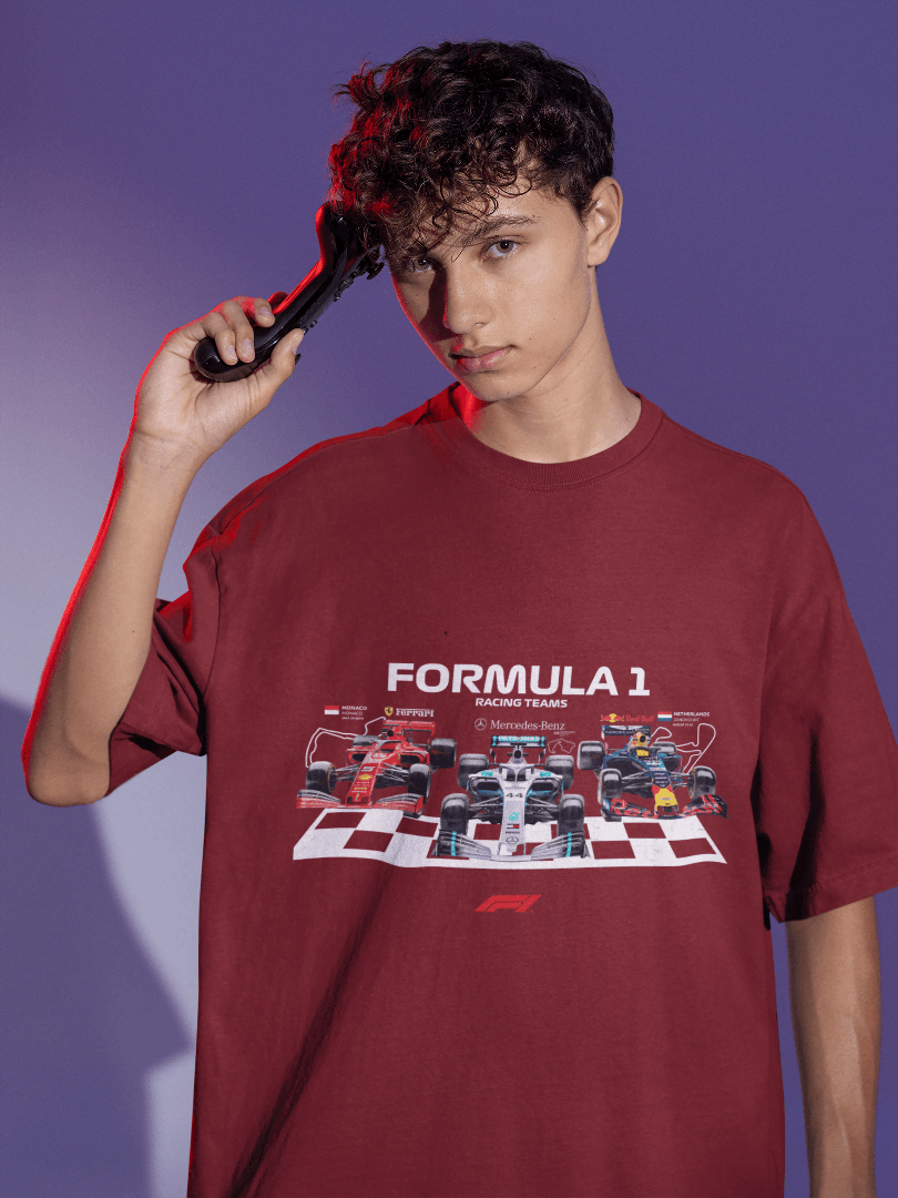 Classic F1 Racing Teams Graphic Tee: Grand Prix Motorsport - Essentia Attire