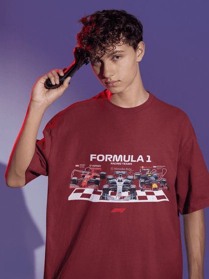Classic F1 Racing Teams Graphic Tee: Grand Prix Motorsport - Essentia Attire