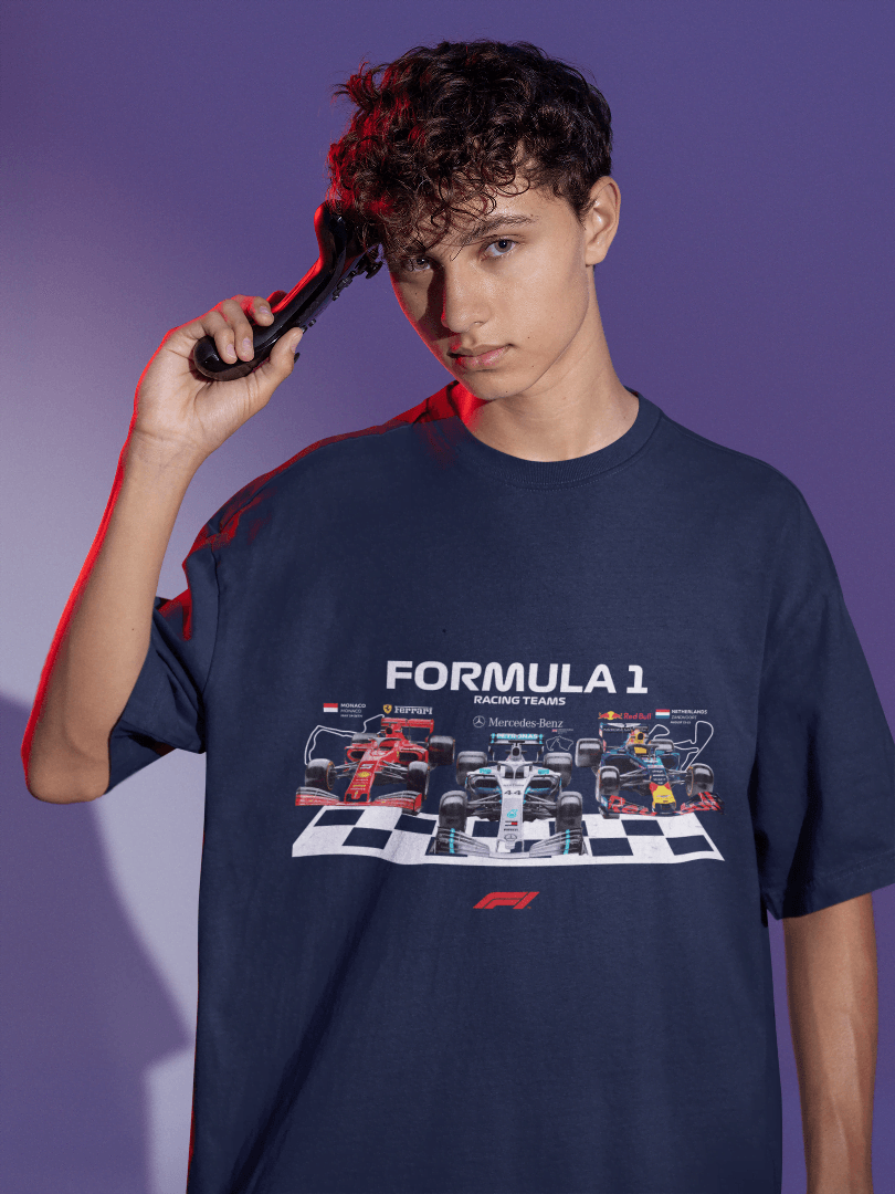 Classic F1 Racing Teams Graphic Tee: Grand Prix Motorsport - Essentia Attire