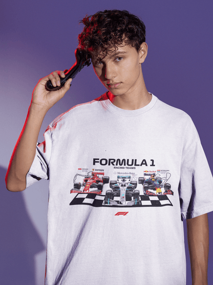 Classic F1 Racing Teams Graphic Tee: Grand Prix Motorsport - Essentia Attire