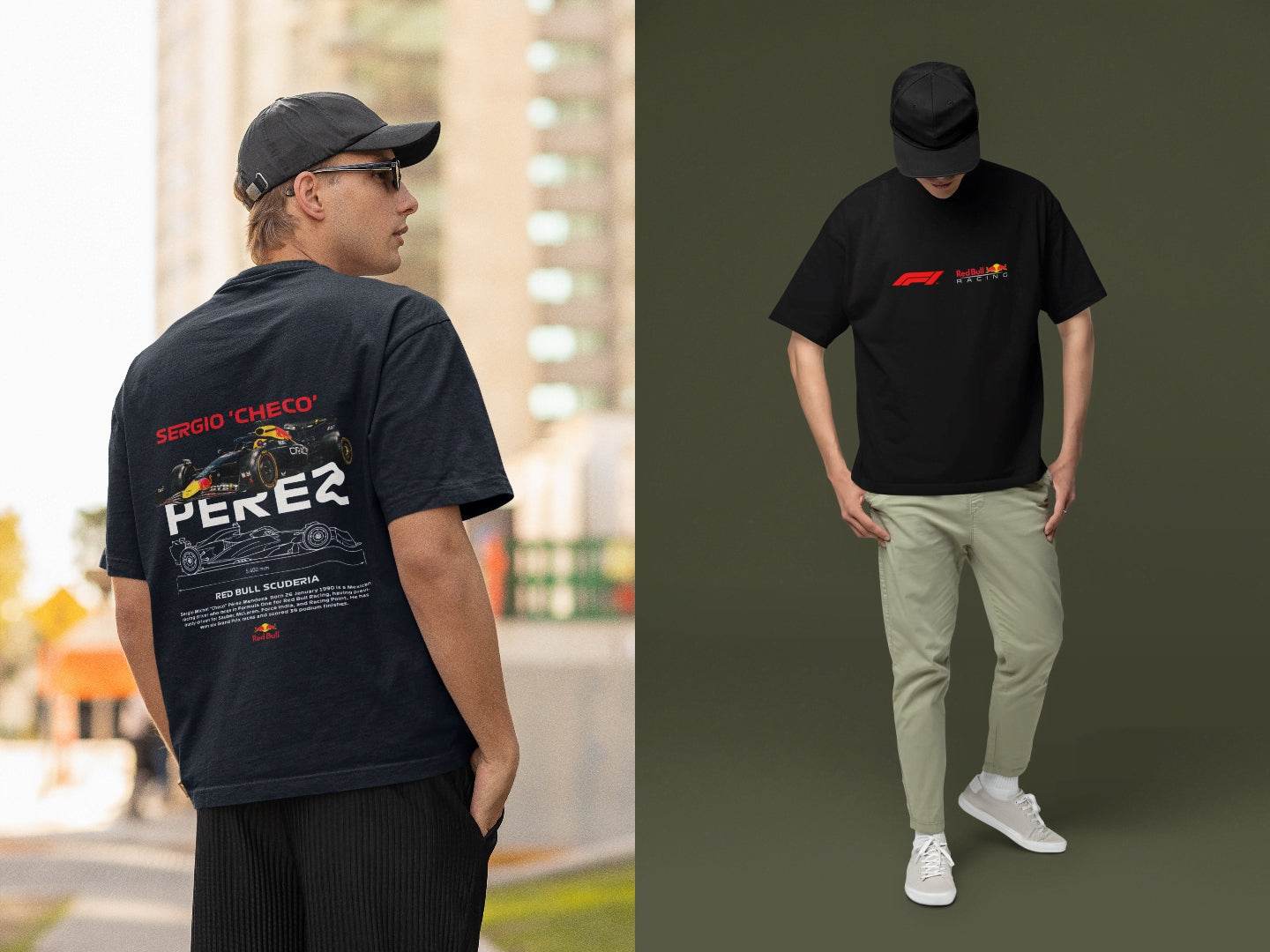 F1 Sergio Pérez Motorsport: Premium Racing Tee - Essentia Attire