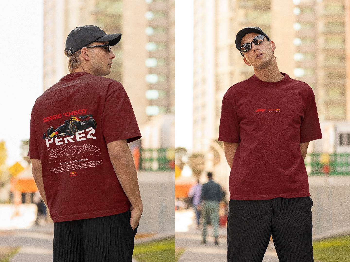 F1 Sergio Pérez Motorsport: Premium Racing Tee - Essentia Attire