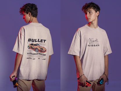 Iconic Orange Supra Mk4 "Bullet": JDM Street Racing Design Tee - Essentia Attire