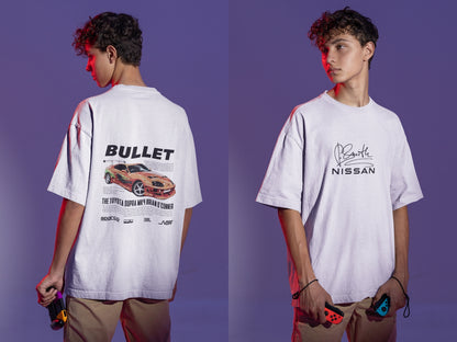 Iconic Orange Supra Mk4 "Bullet": JDM Street Racing Design Tee - Essentia Attire