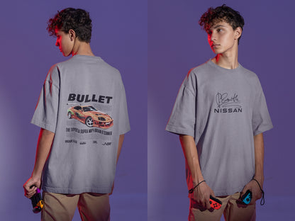 Iconic Orange Supra Mk4 "Bullet": JDM Street Racing Design Tee - Essentia Attire