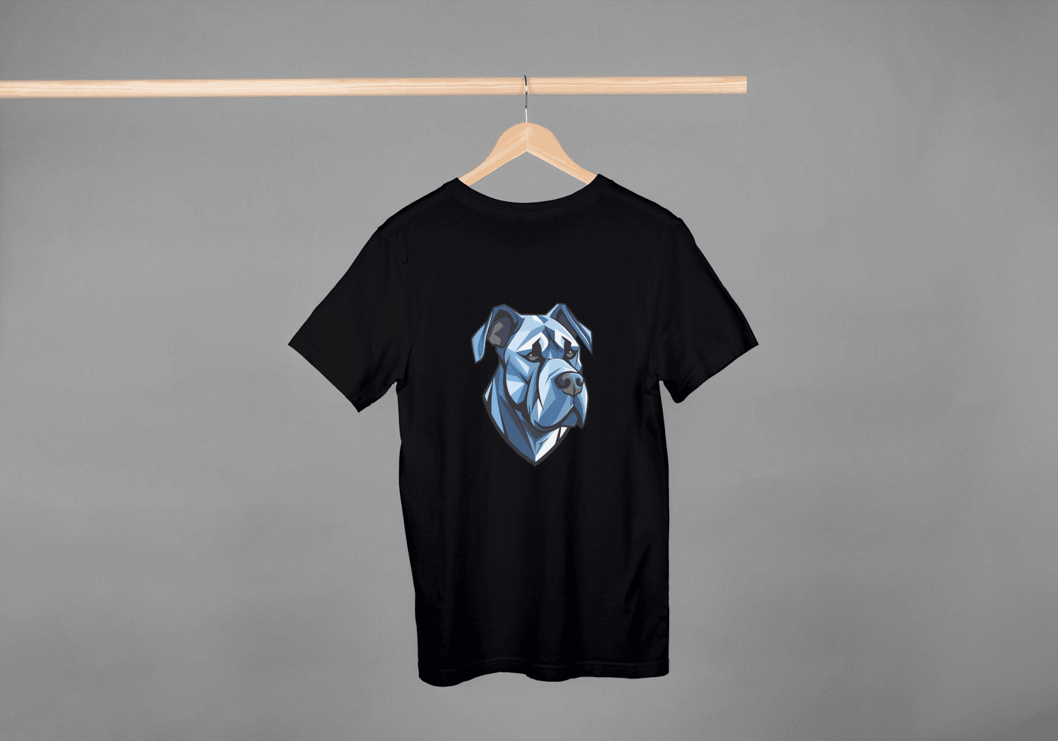 Stylish Dog Lover Art: Contemporary Canine Graphic - Essentia Attire
