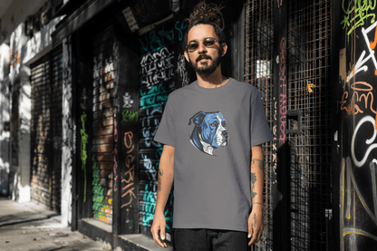 Stylish Dog Lover Art: Contemporary Canine Graphic - Essentia Attire