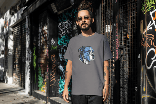 Stylish Dog Lover Art: Contemporary Canine Graphic - Essentia Attire