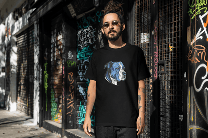 Stylish Dog Lover Art: Contemporary Canine Graphic - Essentia Attire
