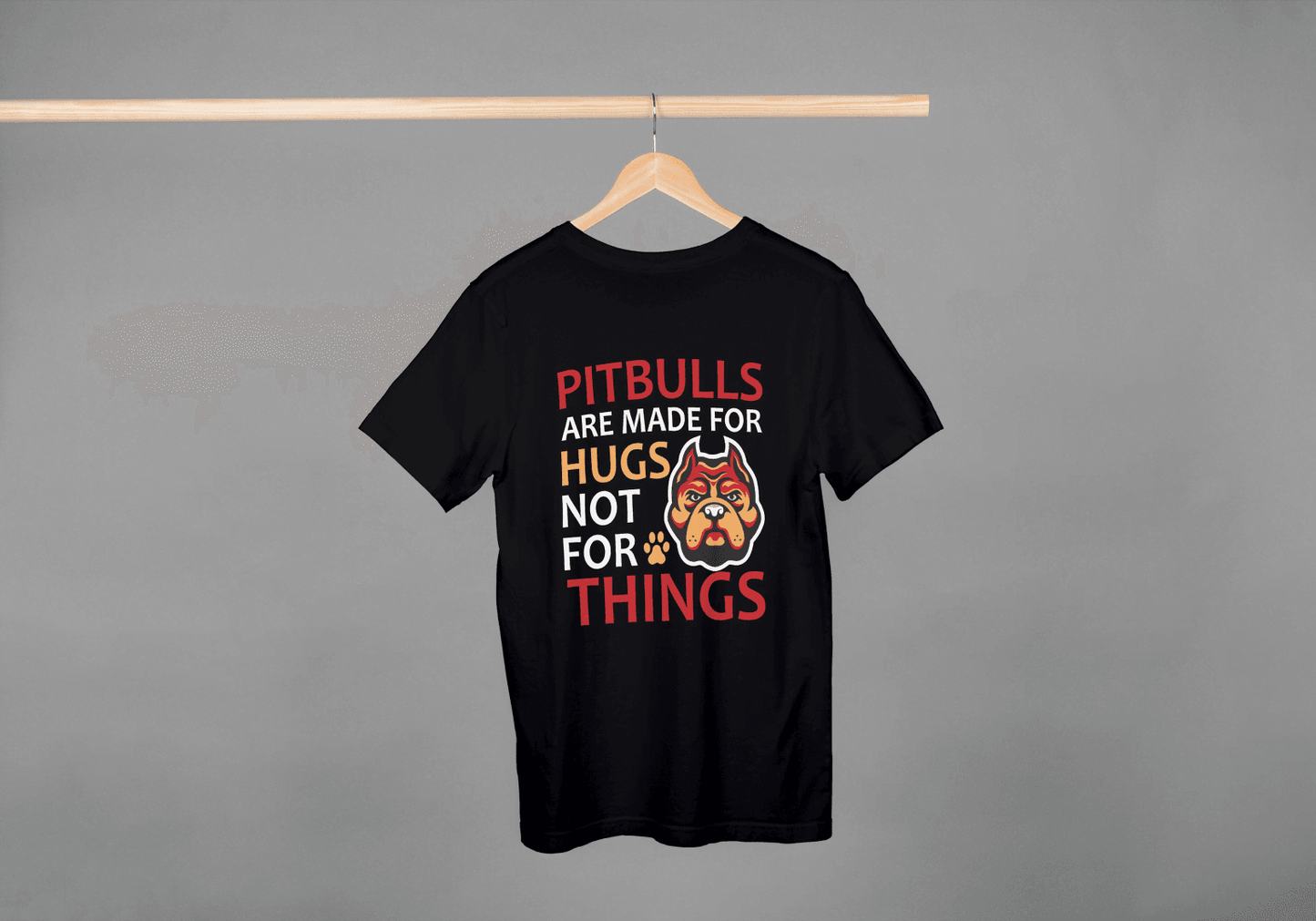 Pitbulls for Hugs: Positive Pitbull Lover Graphic Tee - Essentia Attire