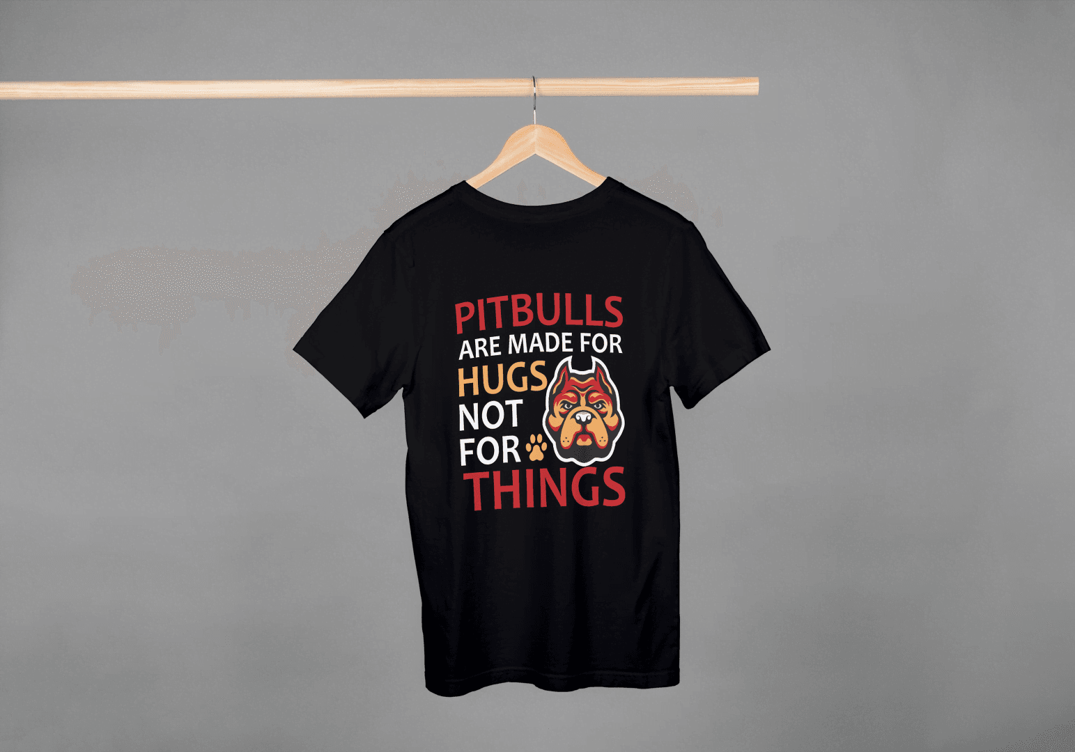 Pitbulls for Hugs: Positive Pitbull Lover Graphic Tee - Essentia Attire