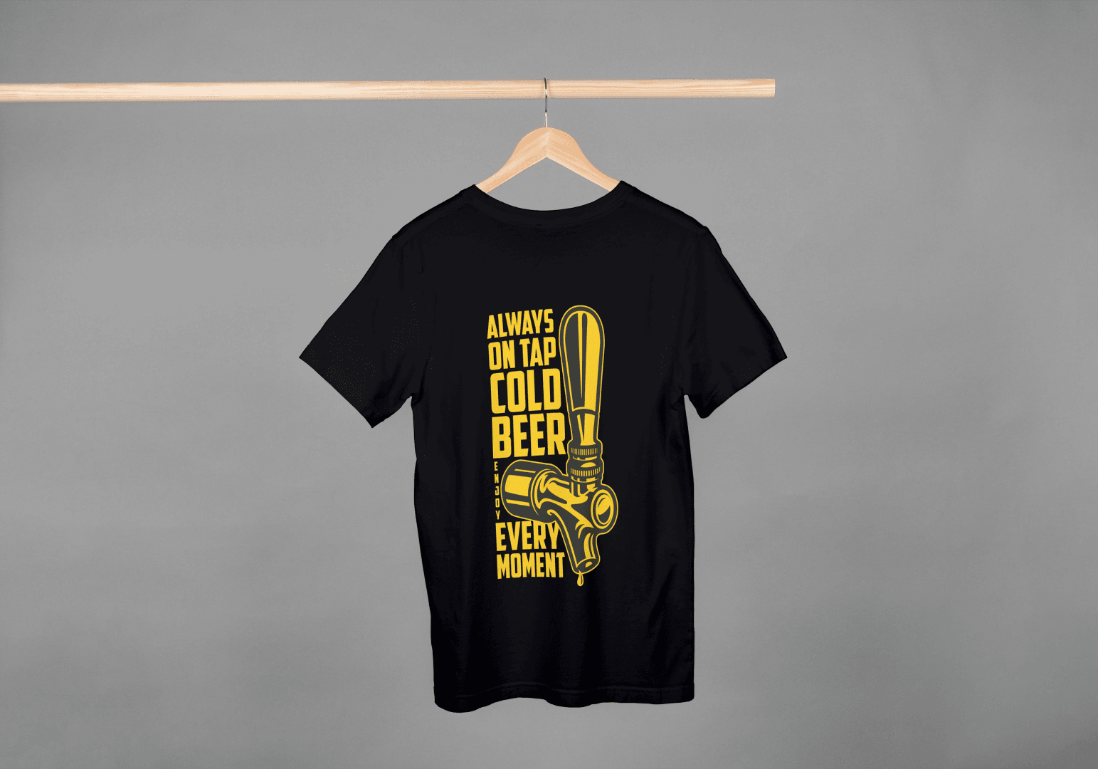 Brewery Pub Style: Beer Faucet Graphic Tee - Essentia Attire