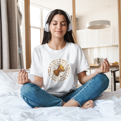 Sacred Damru Music Instrument Regular Tee | Hindu Devotional Wear & Religious Gift