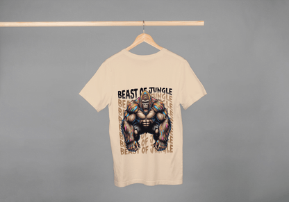 Beast of Jungle Rainbow: Gorilla Strength Graphic Tee - Essentia Attire