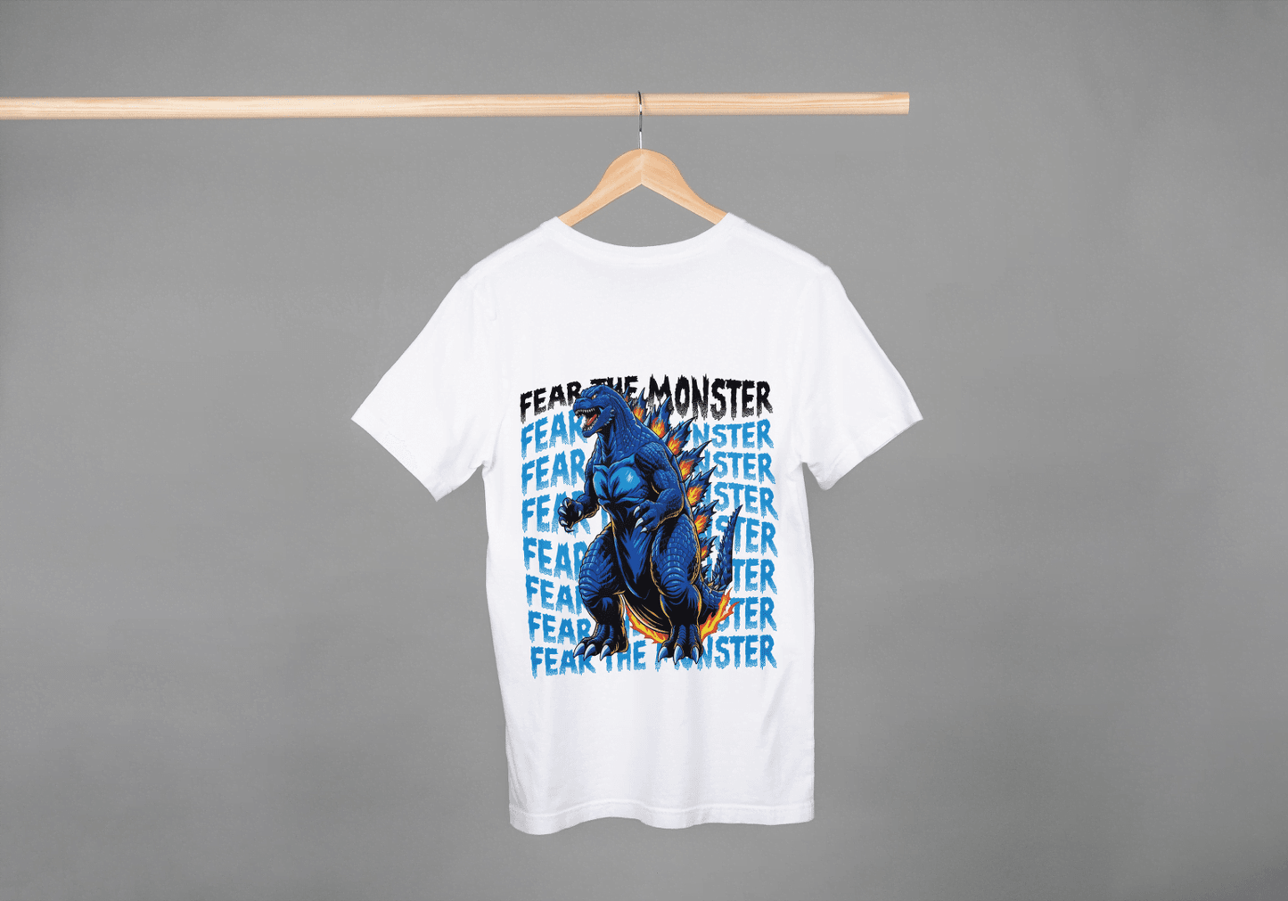 Fear The Monster Kaiju: Giant Monster Atomic Power Tee - Essentia Attire