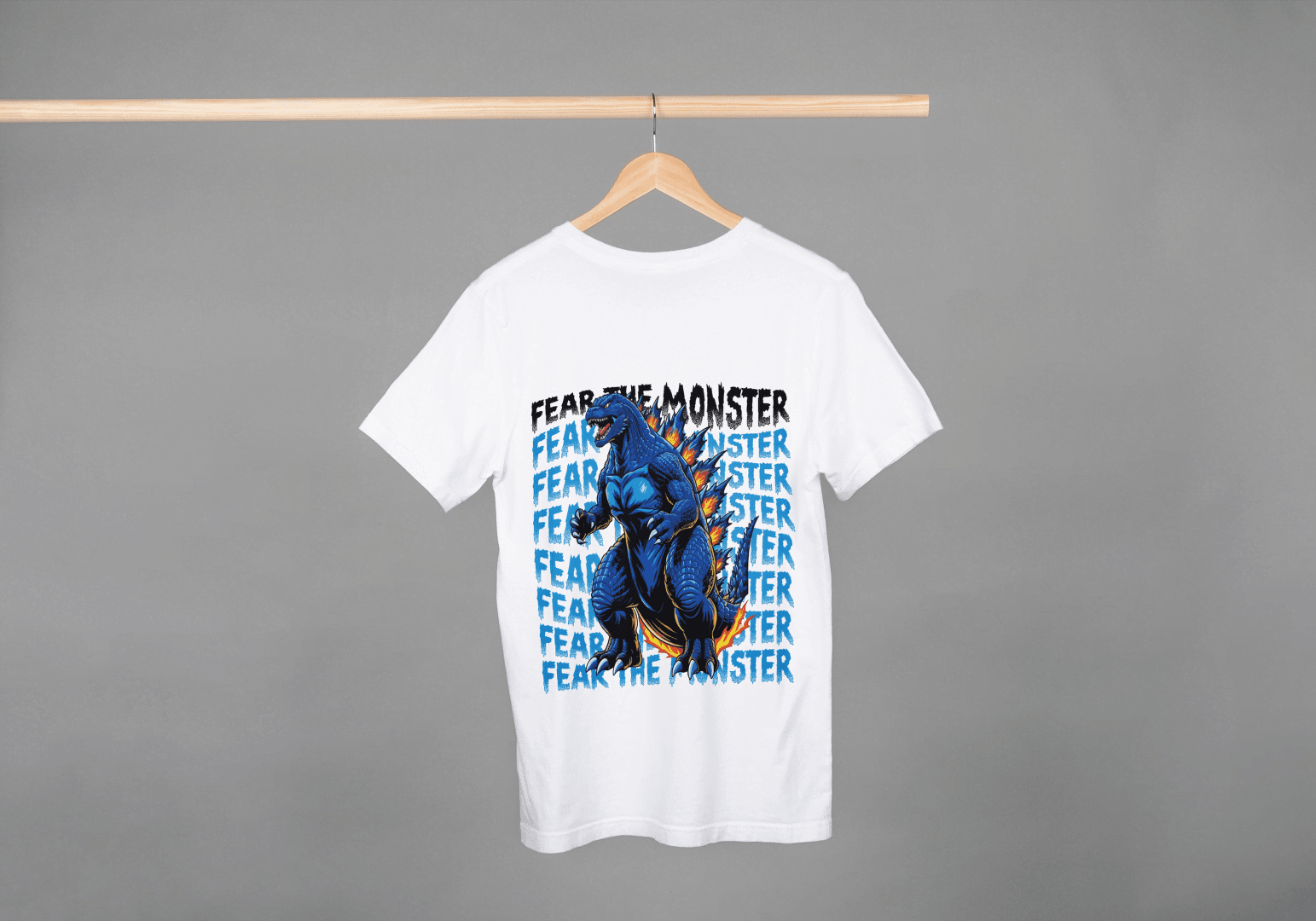 Fear The Monster Kaiju: Giant Monster Atomic Power Tee - Essentia Attire