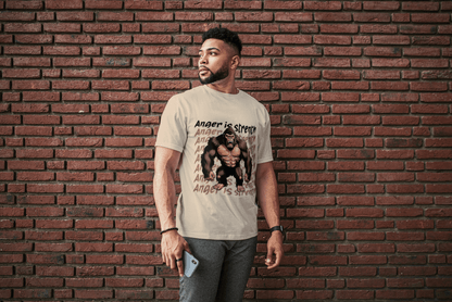 Anger is Strength Gorilla: Powerful Ape Fitness Tee - Essentia Attire
