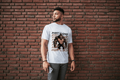 Anger is Strength Gorilla: Powerful Ape Fitness Tee - Essentia Attire