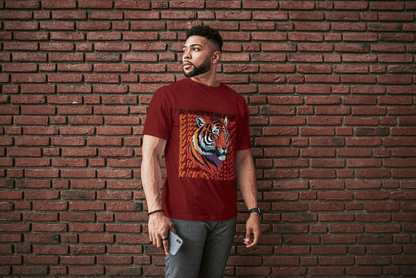 Fearless Tiger: Motivational Tiger Strength Tee - Essentia Attire
