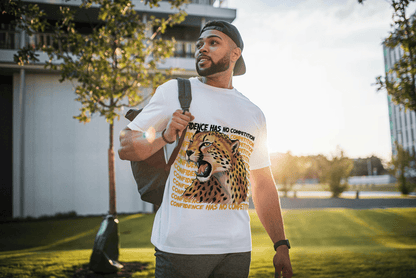 Confidence Cheetah: No Competition Motivational Tee - Essentia Attire