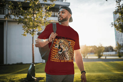 Confidence Cheetah: No Competition Motivational Tee - Essentia Attire