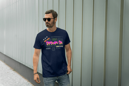 Dream On Graffiti Style: Motivational Streetwear Tee - Essentia Attire