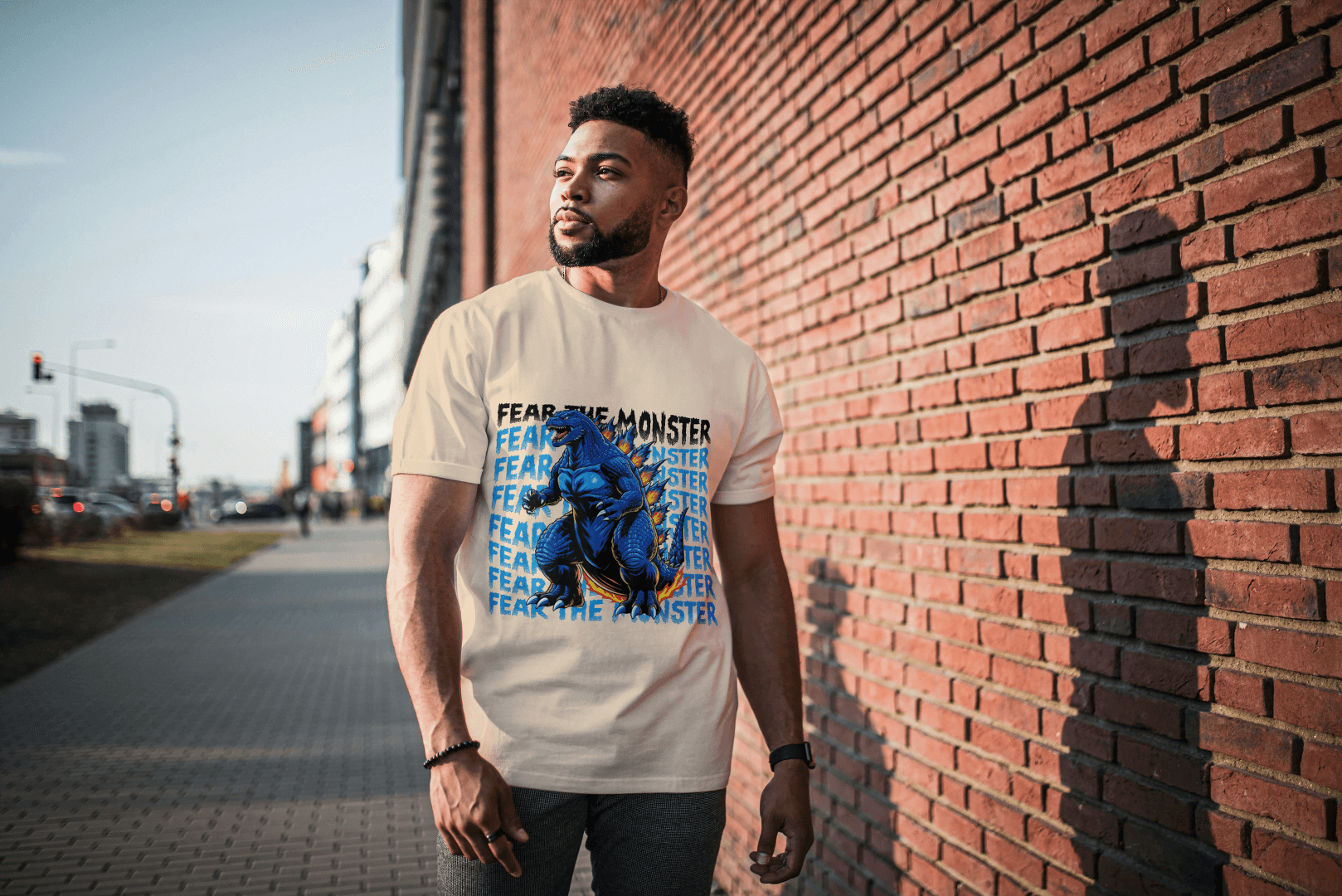 Fear The Monster Kaiju: Giant Monster Atomic Power Tee - Essentia Attire