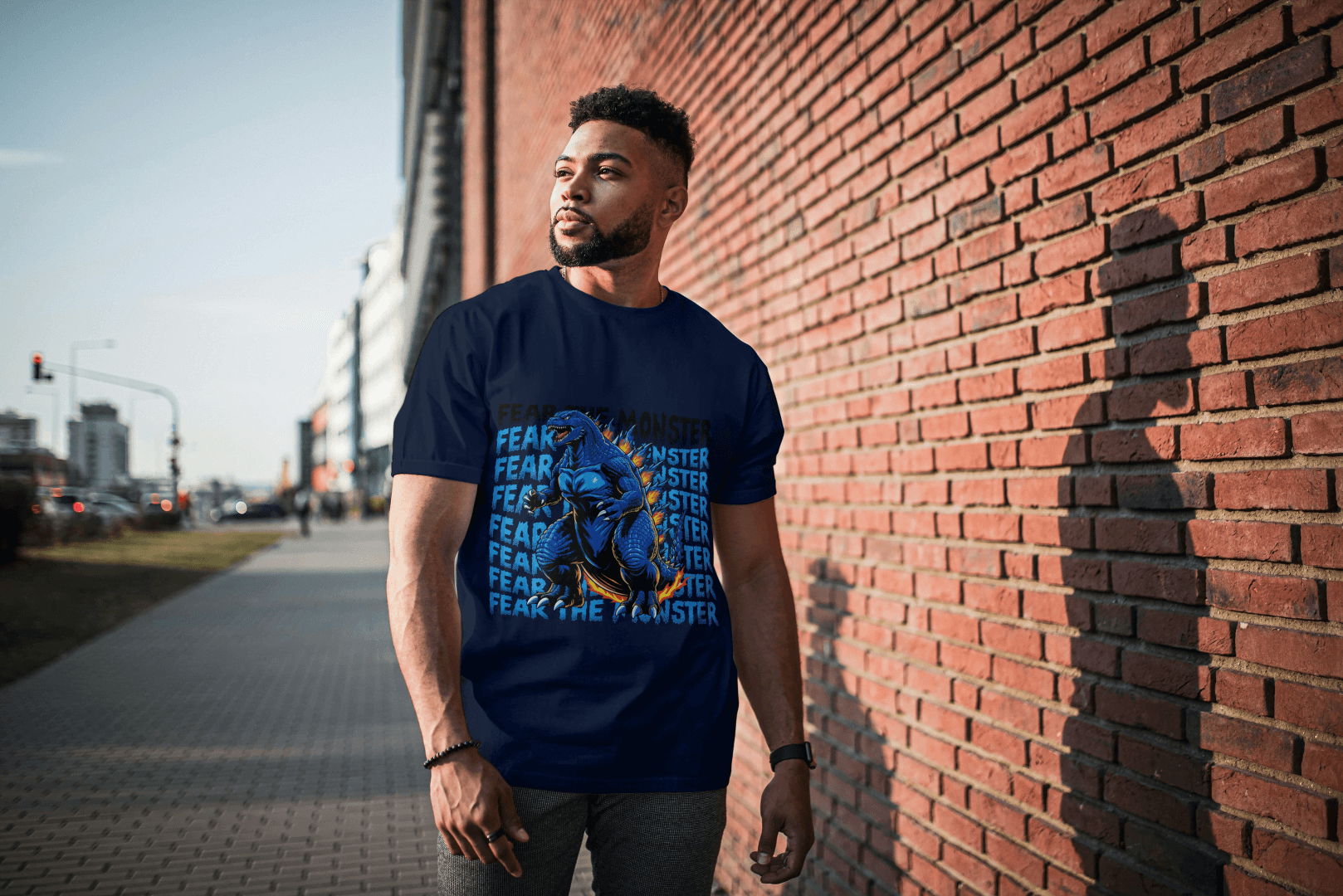 Fear The Monster Kaiju: Giant Monster Atomic Power Tee - Essentia Attire