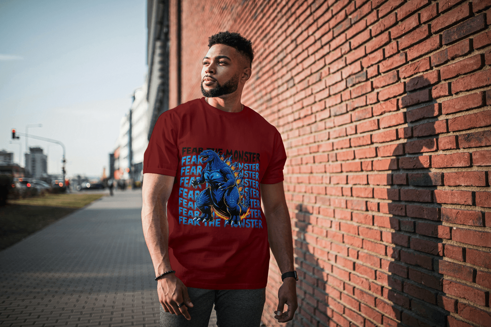 Fear The Monster Kaiju: Giant Monster Atomic Power Tee - Essentia Attire