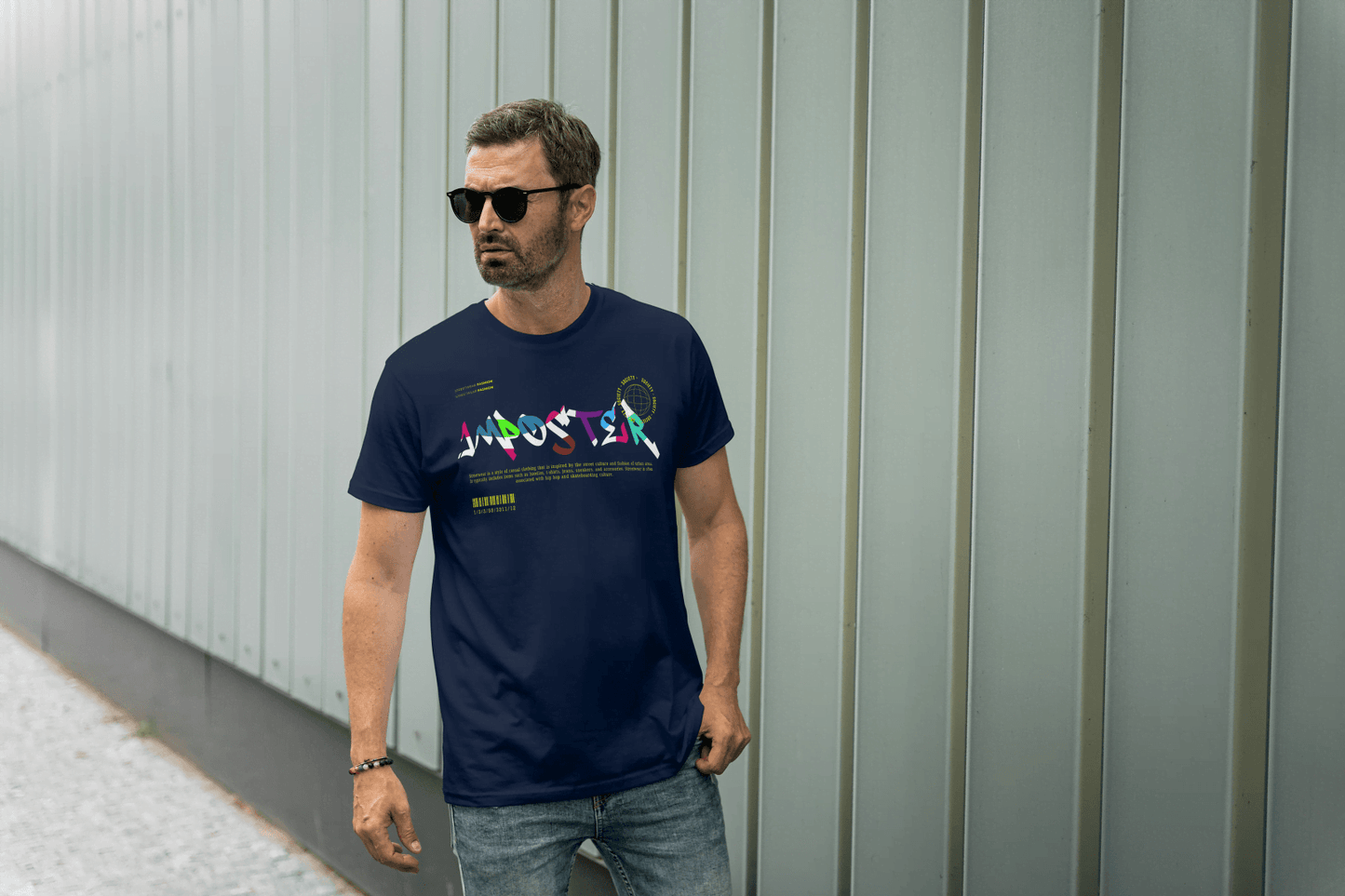 Abstract Glitch Art: Masterpiece Graphic Tee - Essentia Attire