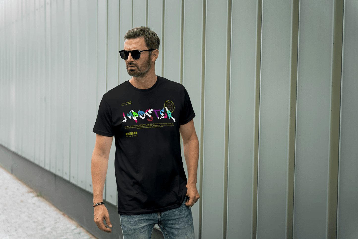 Abstract Glitch Art: Masterpiece Graphic Tee - Essentia Attire
