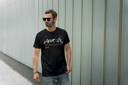 Abstract Glitch Art: Masterpiece Graphic Tee - Essentia Attire