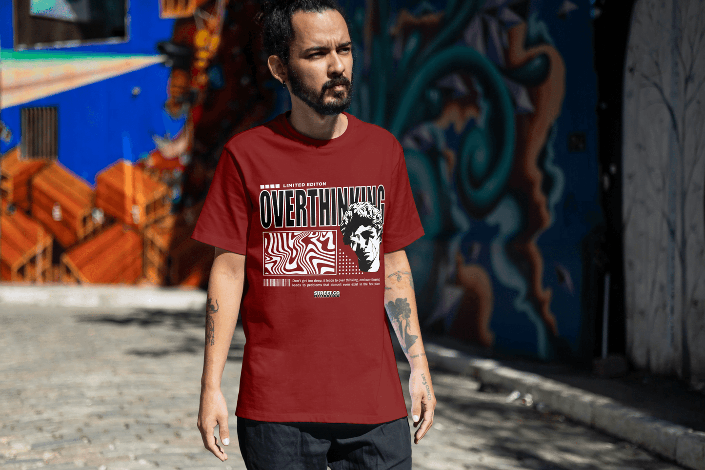 Overthinking Glitch Art: Limited Edition Streetwear - Essentia Attire