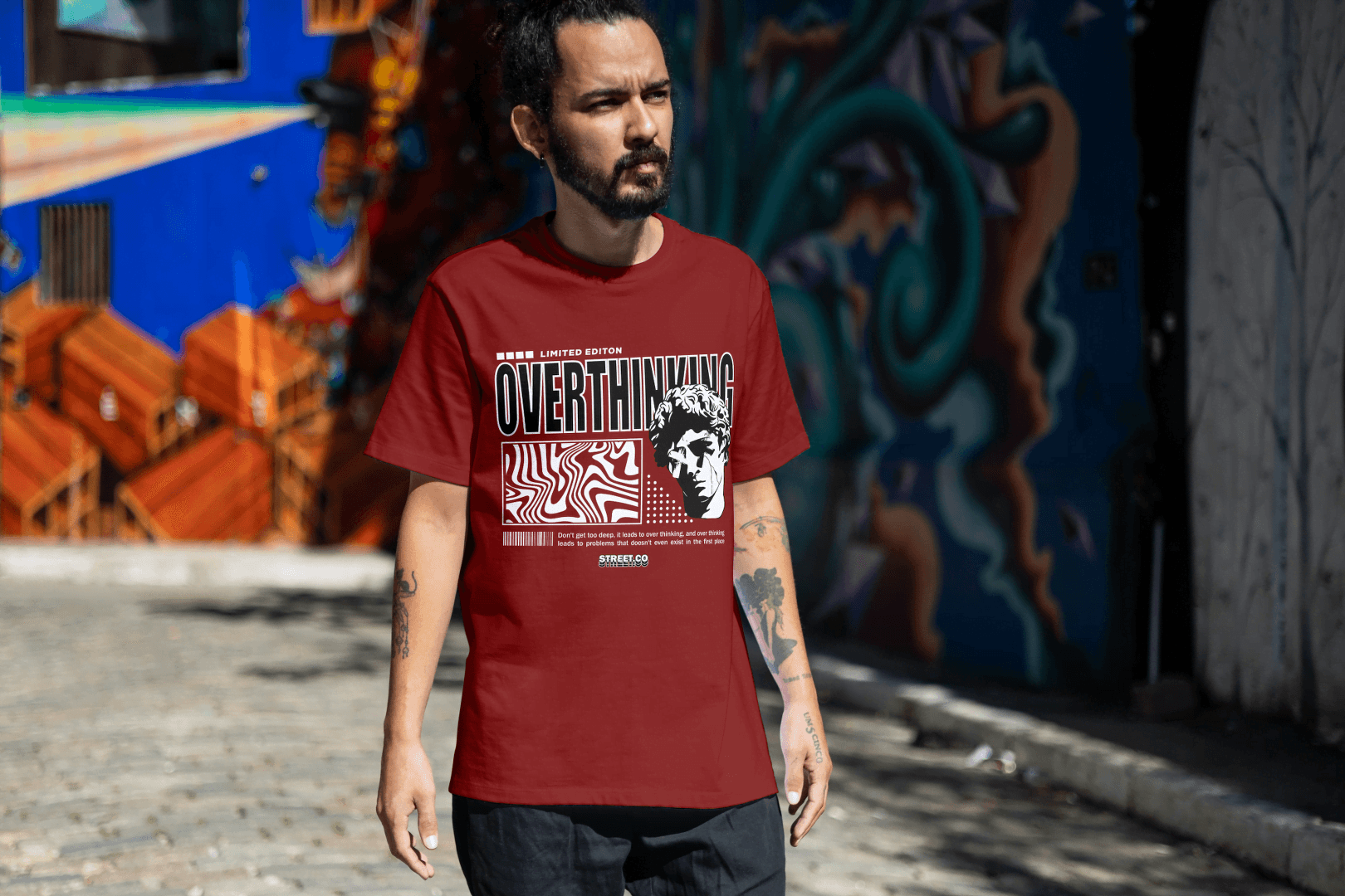 Overthinking Glitch Art: Limited Edition Streetwear - Essentia Attire