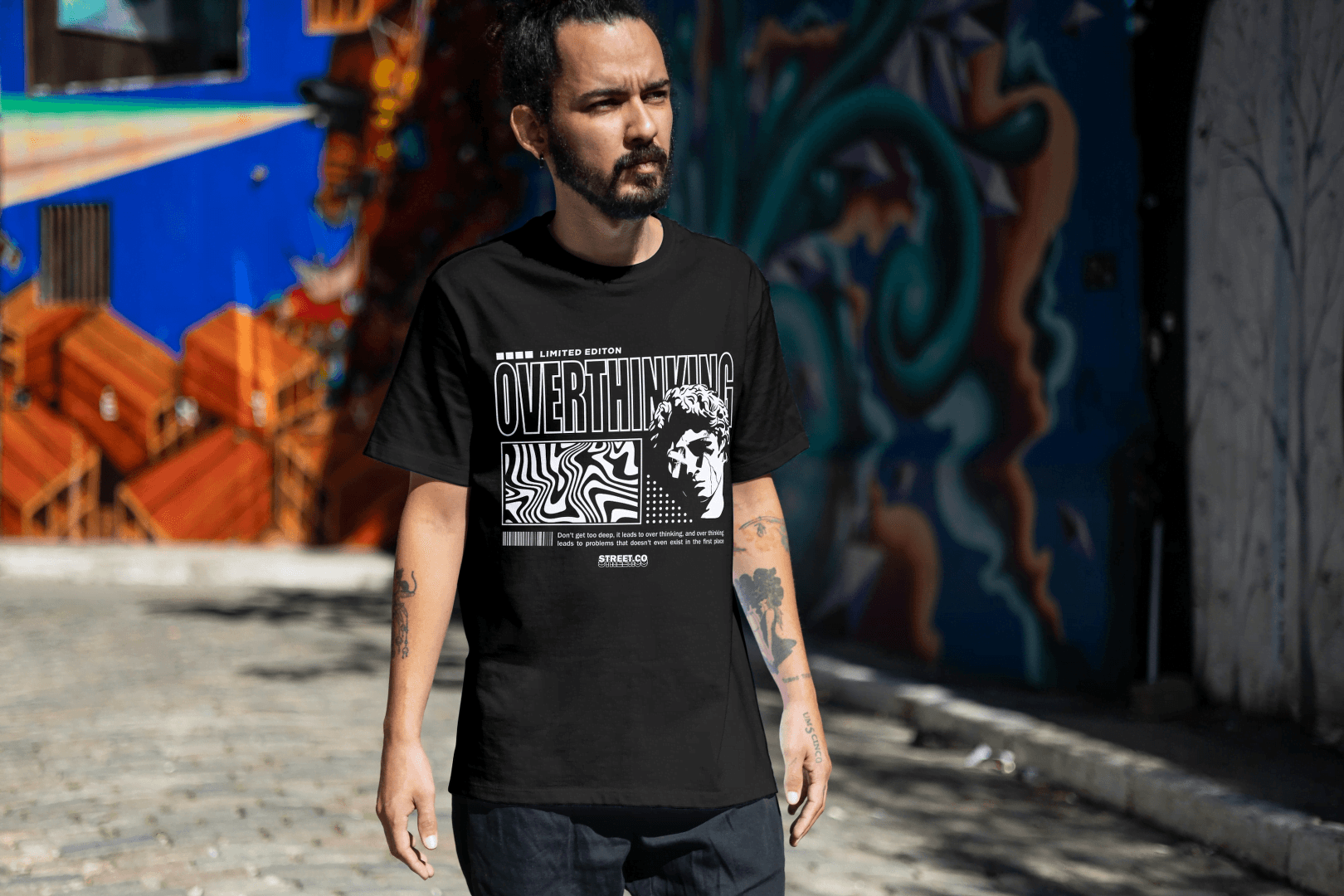 Overthinking Glitch Art: Limited Edition Streetwear - Essentia Attire