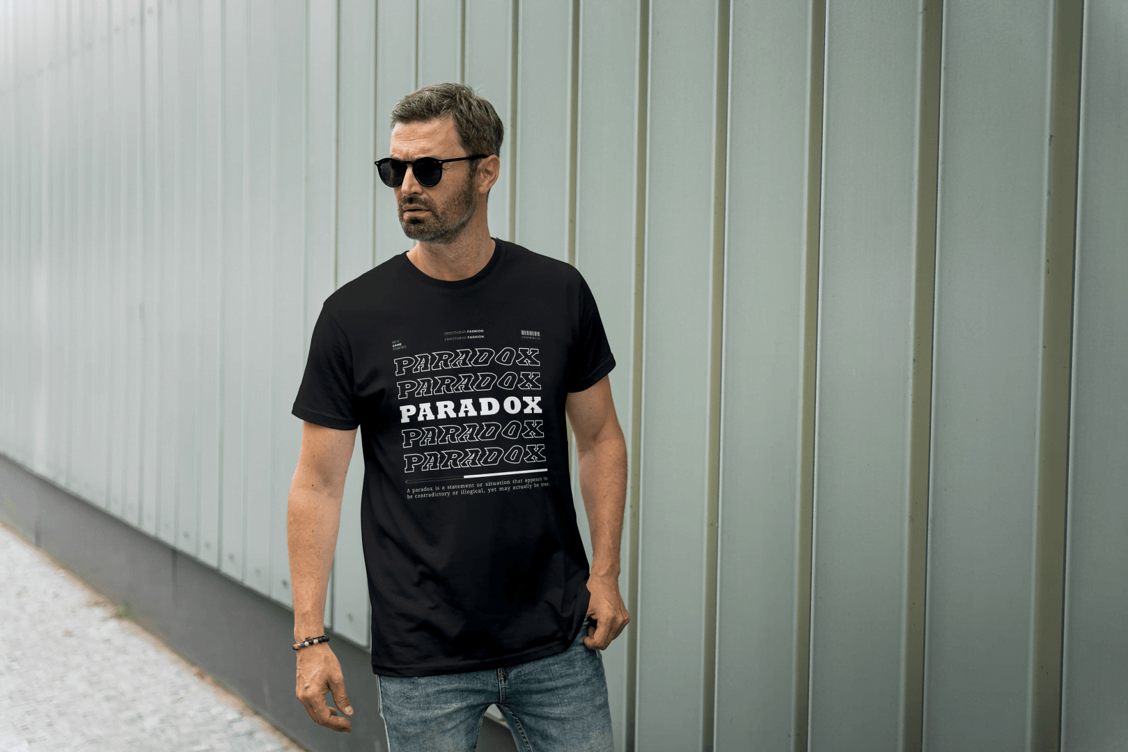 Paradox Statement: Philosophical Graphic Tee - Essentia Attire