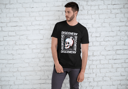 Discovery Skull Streetwear: Exploration Graphic Tee - Essentia Attire