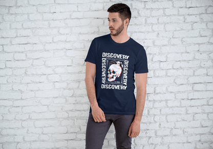 Discovery Skull Streetwear: Exploration Graphic Tee - Essentia Attire