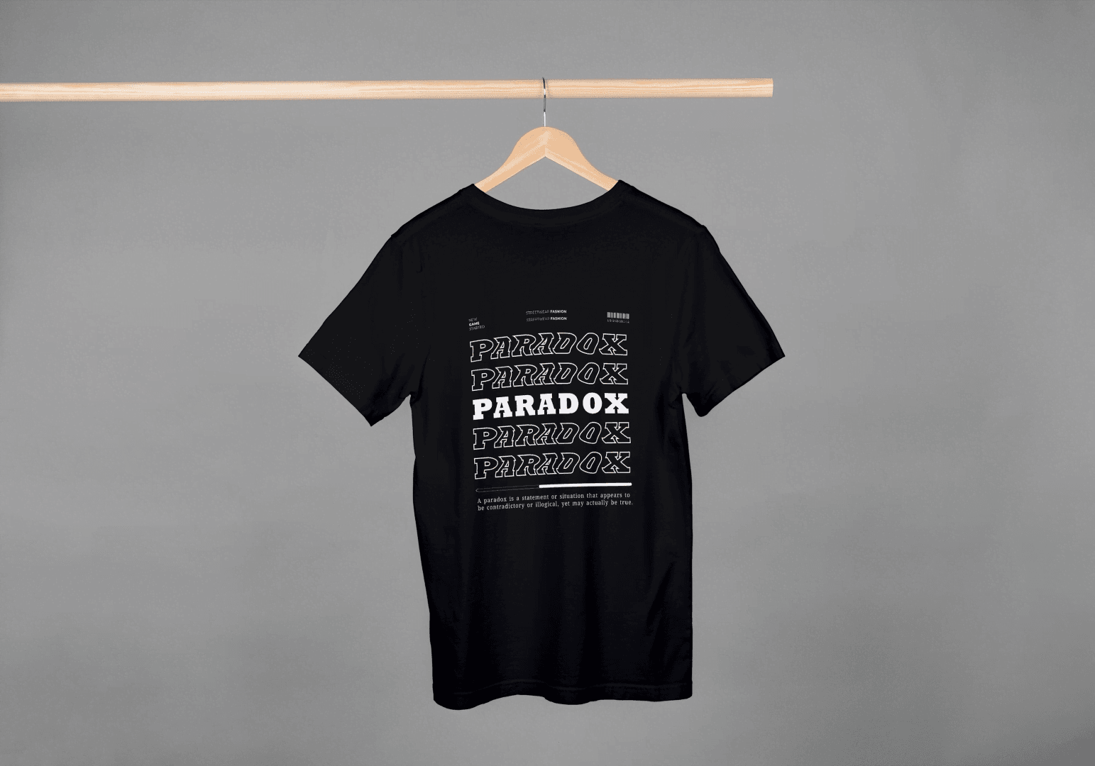 Paradox Statement: Philosophical Graphic Tee - Essentia Attire