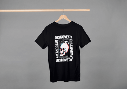 Discovery Skull Streetwear: Exploration Graphic Tee - Essentia Attire