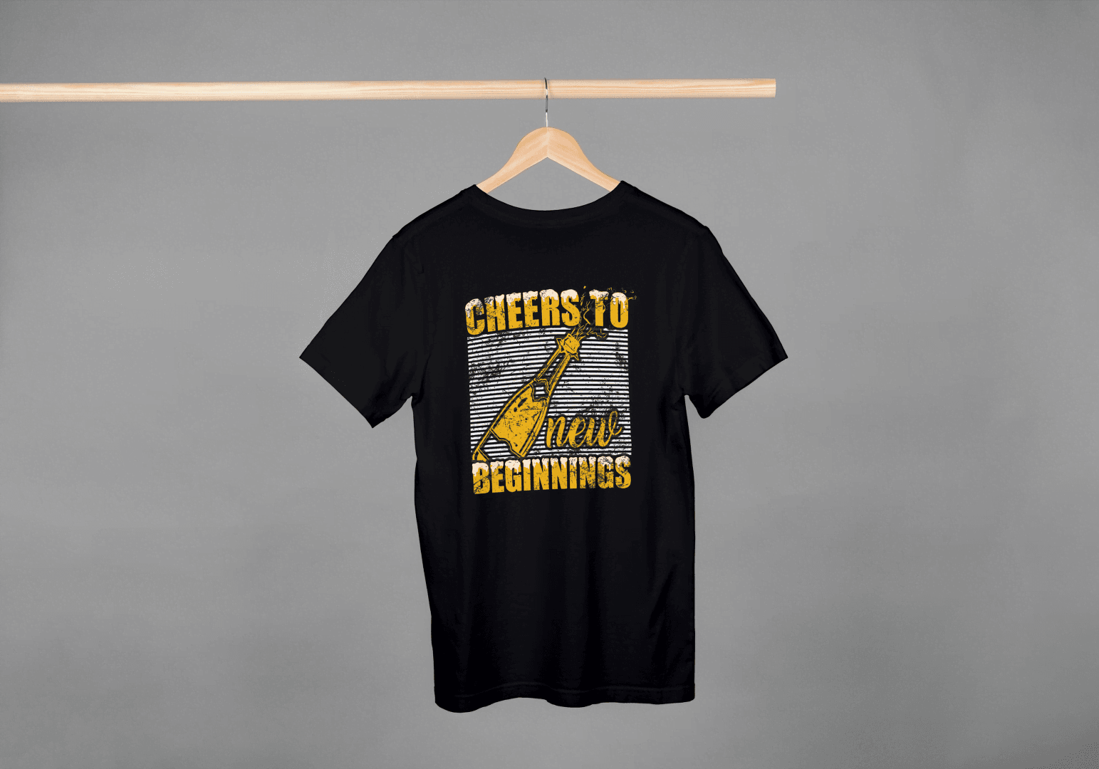 Cheers To New Beginnings: Celebration Graphic Tee - Essentia Attire