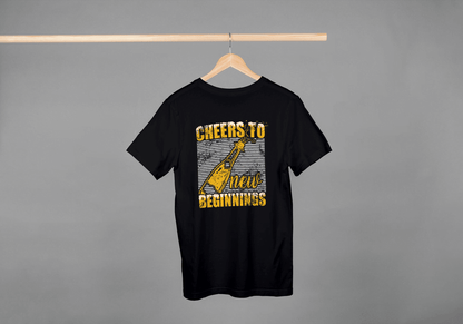Cheers To New Beginnings: Celebration Graphic Tee - Essentia Attire