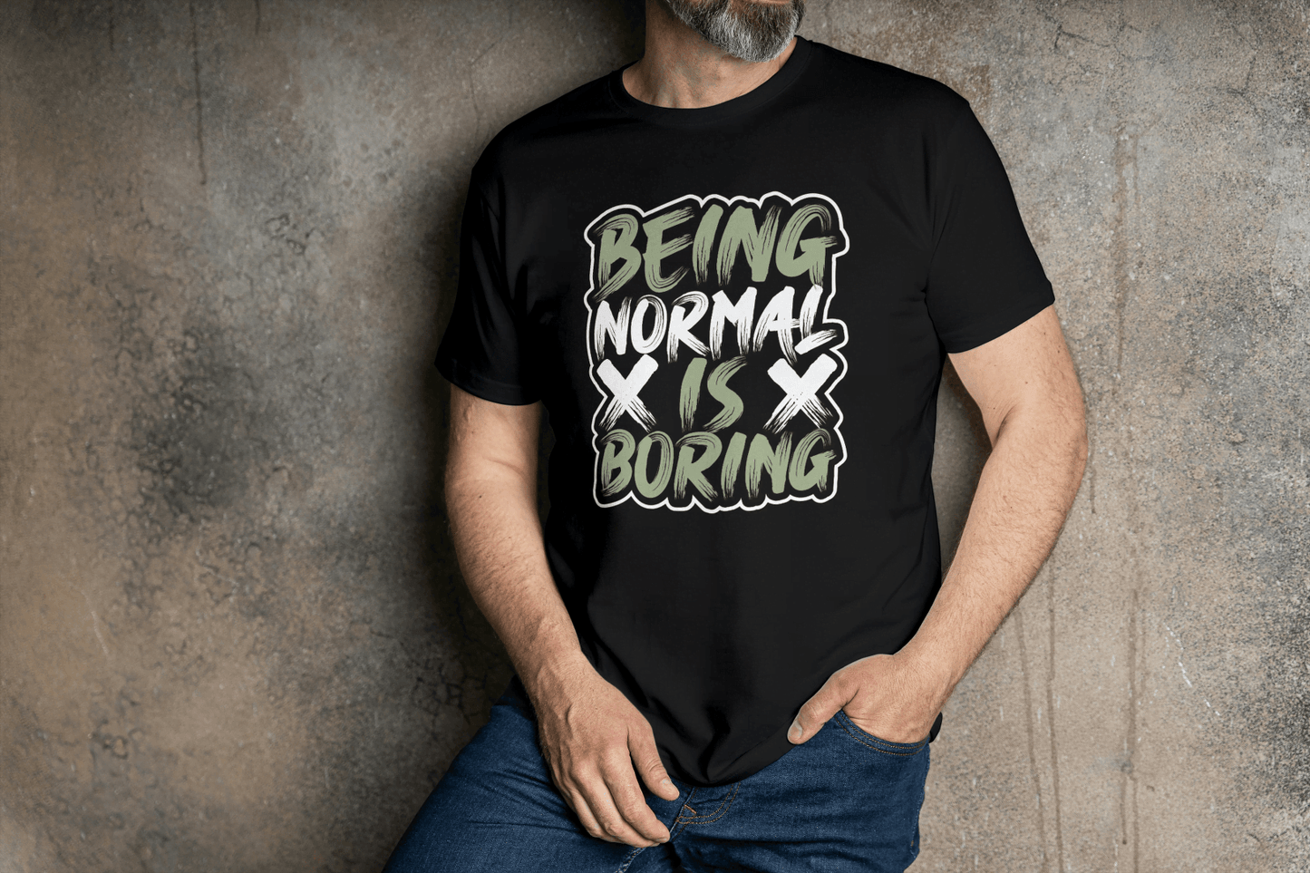 Being Normal Is Boring: Anti-Conformity Graphic Tee - Essentia Attire