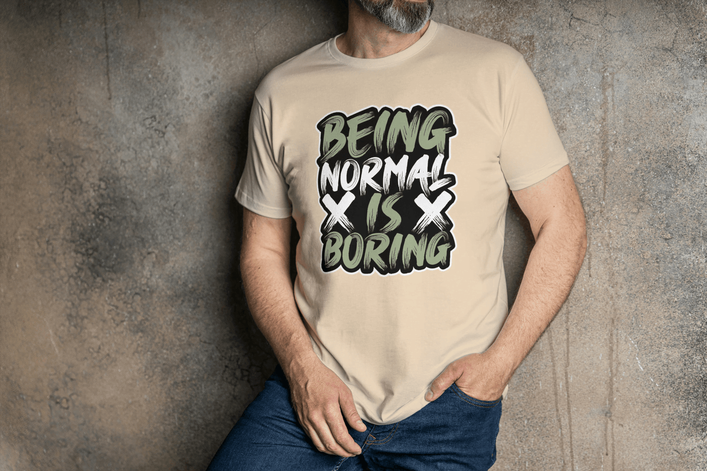 Being Normal Is Boring: Anti-Conformity Graphic Tee - Essentia Attire