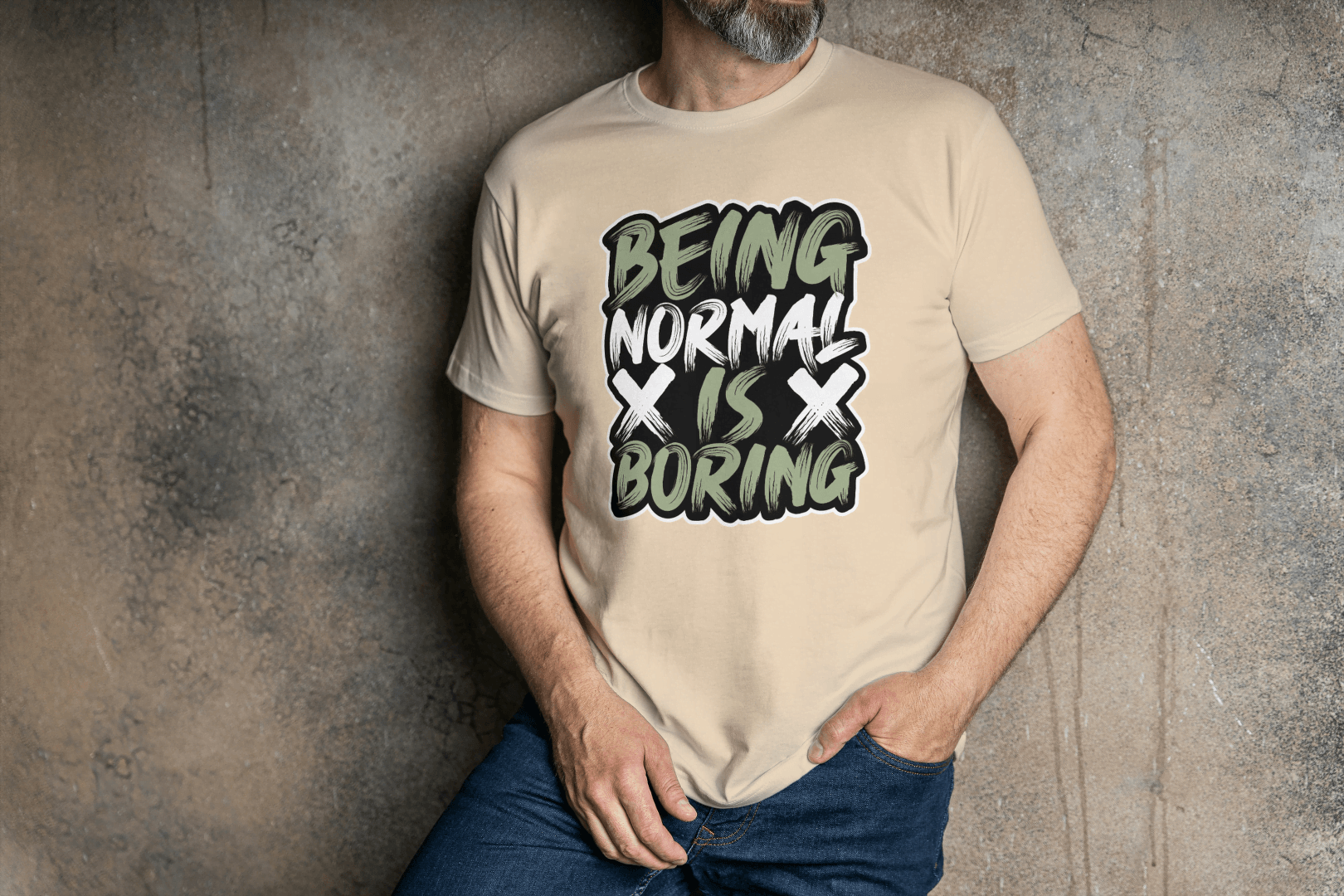 Being Normal Is Boring: Anti-Conformity Graphic Tee - Essentia Attire
