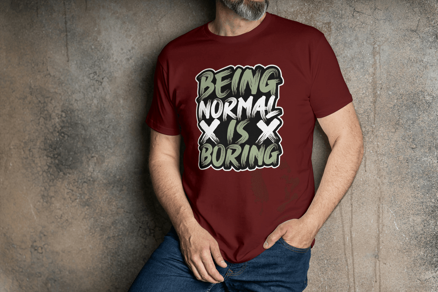 Being Normal Is Boring: Anti-Conformity Graphic Tee - Essentia Attire
